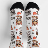 Funny Socks with I Love Dogs , Adorable Pet Lover  Sokken (Top)