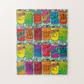 Funny Soda Cans Colorful Pattern Legpuzzel (Verticaal)