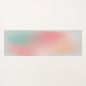 Funny Soft Pastel Gradient Yoga Wine later Yogamat (Achterkant (horizontaal))