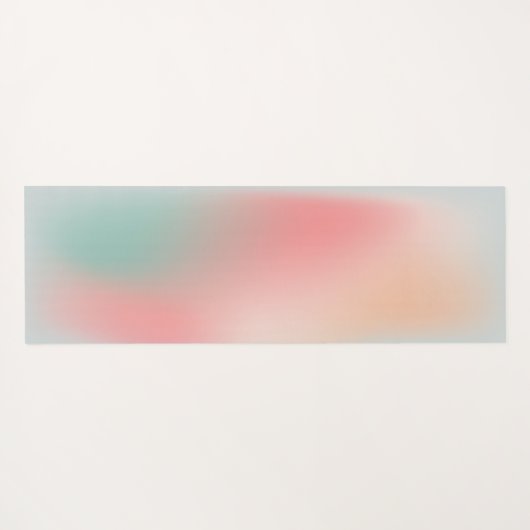 Funny Soft Pastel Gradient Yoga Wine later Yogamat (Achterkant (horizontaal))