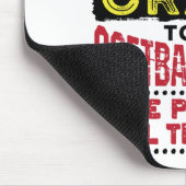 Funny Softball Coach You Don't Have to Be Crazy Muismat (Hoek)