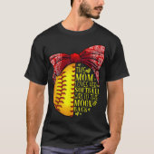 Funny Softball Gift Mam Vrouwen Pitcher Catcher Gi T-shirt (Voorkant)