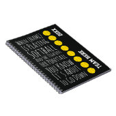 Funny Softball Gifts Player Team Girls Women Her Notitieboek (Rechterzijde)