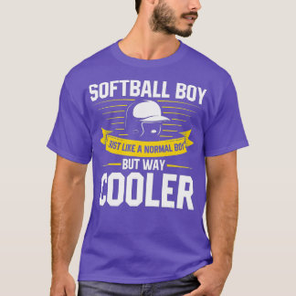 Funny Softball Lover Boys Mannen Kinder Softball P T-shirt