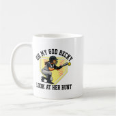 Funny Softball Quote Oh My God Becky Look At Her B Koffiemok (Links)