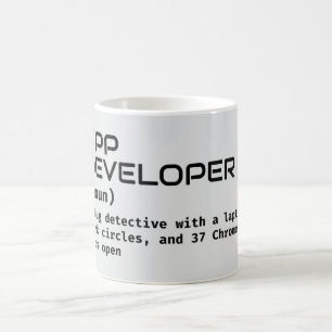 Funny Software Developer Definition Gift Koffiemok