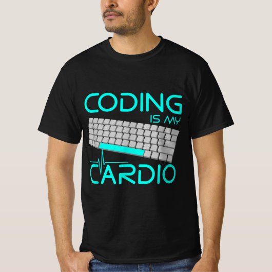 Funny Software Engineer Gift - Coding is mijn hart T-shirt (Voorkant)