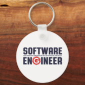Funny Software Engineer Humor Engineering Major Sleutelhanger (Voorkant)