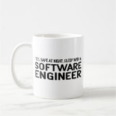 Funny Software Engineer Koffiemok (Links)