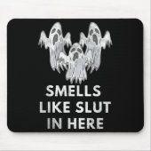 Funny Soky Halloween Offensive Adult Humor Ghost C Muismat (Voorkant)