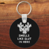 Funny Soky Halloween Offensive Adult Humor Ghost C Sleutelhanger (Voorkant)