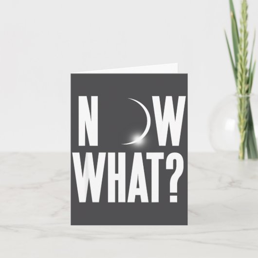 Funny Solar Eclipse August 2017 Kaart (Voorkant)