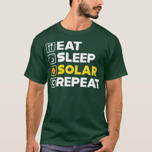 Funny Solar Energy Power Panel Sun Harvest Renewab T-shirt