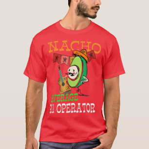 Funny Sombrero op Avocado Nacho Gemiddelde 911 Ope T-shirt
