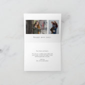 Funny Soms Naughty 3 Foto Merry Kerstry Feestdagen Kaart (Binnen)