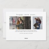 Funny Soms Naughty 3 Foto Merry Kerstry Feestdagenkaart (Achterkant)