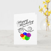 funny Son in law birthday Kaart (Gele Bloem)