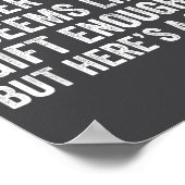 Funny Son In Law Sarcastic Humor Quote From Mother Poster (Hoek)