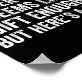 Funny Son In Law Sarcastic Humor Quote From Mother Poster (Hoek)