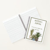 Funny Song Lyric Plant Theme Journal Notitieboek (Binnen)
