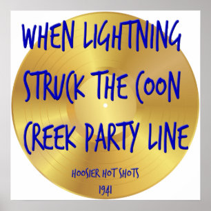 Funny Song Titles Old School Classic Redneck Music Poster