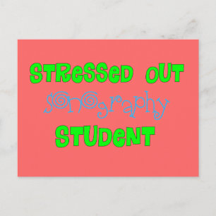 Funny Songraphy Student Gifts Briefkaart