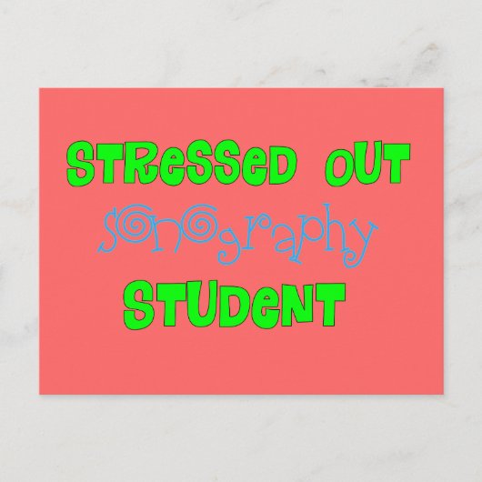 Funny Songraphy Student Gifts Briefkaart (Voorkant)