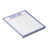 Funny Soon Ling om het Notitieblok van de lijst te (Schuin)