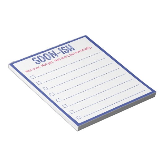 Funny Soon Ling om het Notitieblok van de lijst te (Schuin)