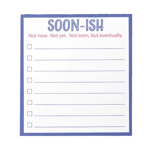 Funny Soon Ling om het Notitieblok van de lijst te (Voorkant)