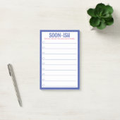 Funny Soon Ling om Post-it Nota's van de Lijst te  Post-it® Notes (Kantoor)