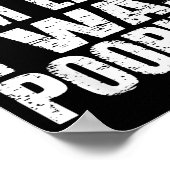 Funny Sorry I'm Late I Was Ong  Poster (Hoek)