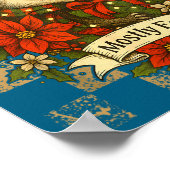 Funny Sorta Festive Mostly Feral Ssum Christmas Os Poster (Hoek)