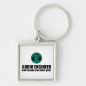 Funny Sound Engineer saying Audio Engineering Sleutelhanger (Voorkant)