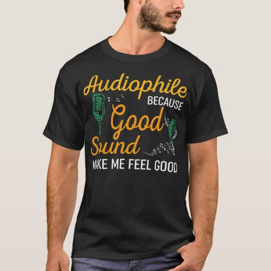 Funny SoundEngineer HiFi Lover Gift Audiophile  T-shirt (Voorkant)