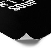 Funny Soup Lover I Don't Trust Soup Poster (Hoek)