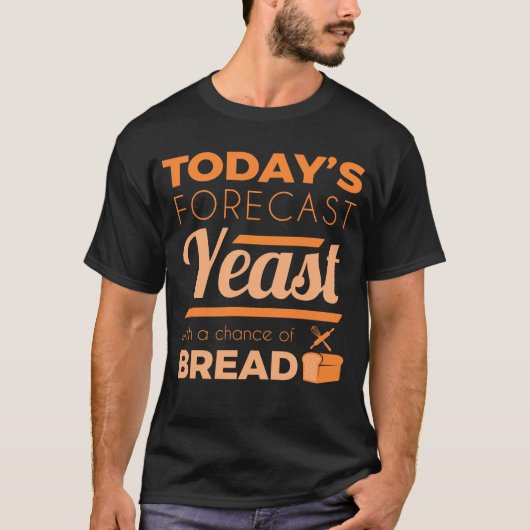 Funny Sourdegh Kneading Bread Lover Baking Foreca T-shirt (Voorkant)