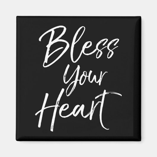 Funny Southern Christian Saying Quote Gift Bless Y Magneet (Voorkant)