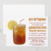 Funny Southern Family Reunion Sweet Tea Kaart (Voorkant / Achterkant)