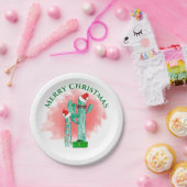 Funny Southwest Cactus - Zonnebrillen Kerstmis Papieren Bordje (Feest)