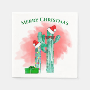 Funny Southwest Cactus - Zonnebrillen Kerstmis Servet