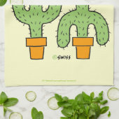 Funny Southwest Desert Cactus Cartoon Keuken Theedoek (Gevouwen)