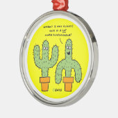 Funny Southwest-Ornament met kerstbomen Metalen Ornament (Links)