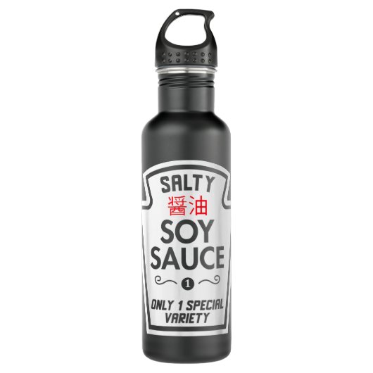 Funny Soy Sauce Group Conditions Halloween Costume Waterfles (Voorkant)