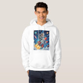 Funny Space Adventure Tee for Dreamers and Animal  Hoodie (Voorkant volledig)