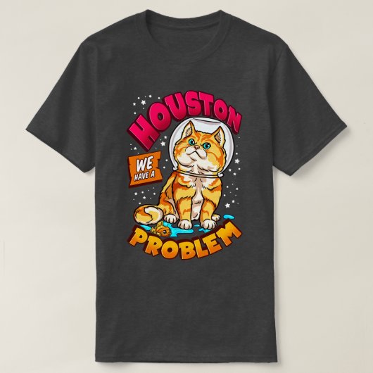 Funny Space Astronaut Cat Gifts Mannen Vrouwen Kin T-shirt (Design voorkant)