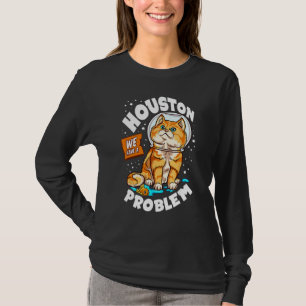 Funny Space Astronaut Cat Gifts Mannen Vrouwen Kin T-shirt