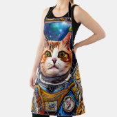 Funny Space Cat Astronaut Schort (Insitu)