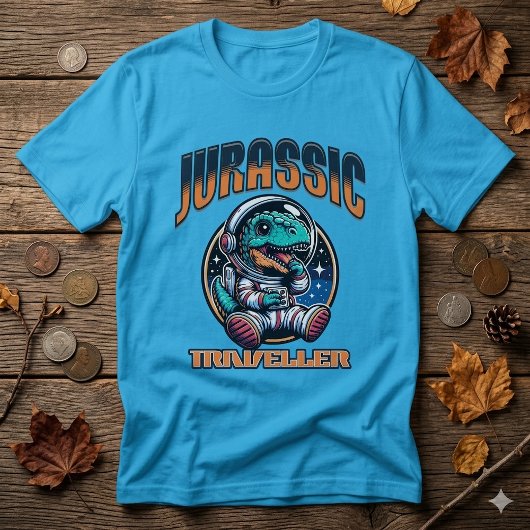 Funny Space Dinosaur Alien Astronaut T-Shirt