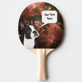 Funny Space Dog Custom Ping Pong Paddle Tafeltennisbatje